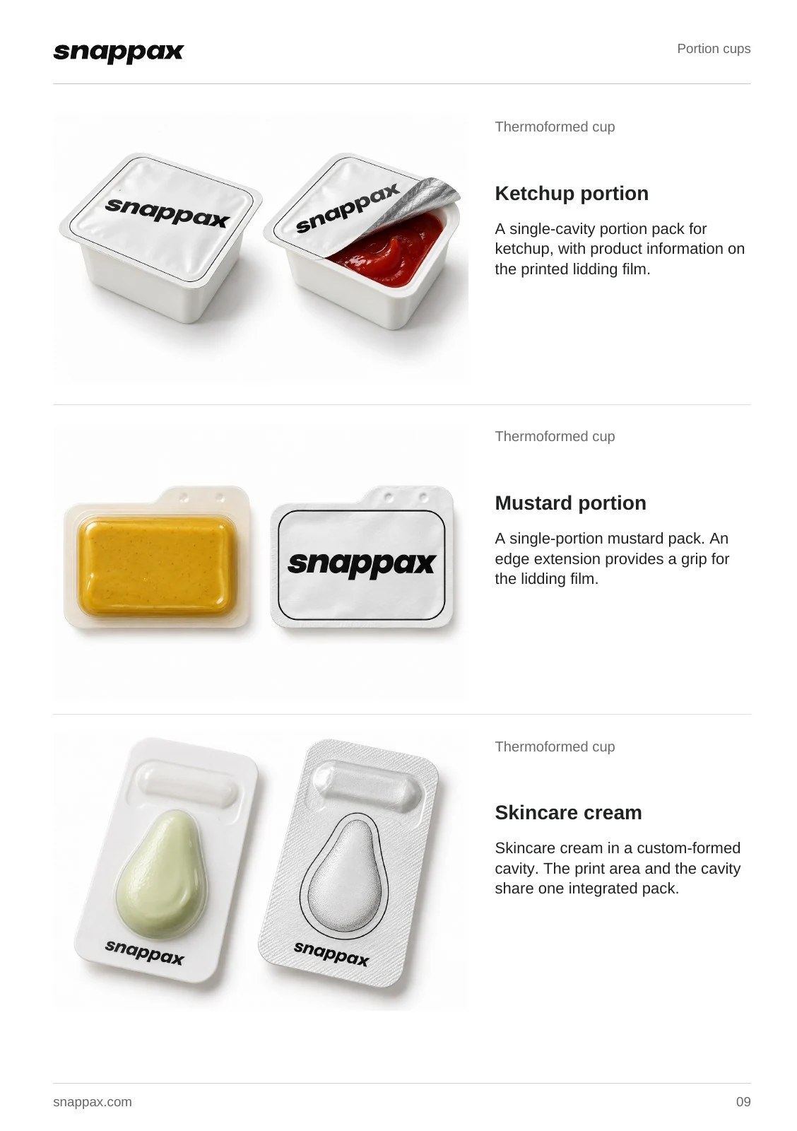 Page 9: Portion cups