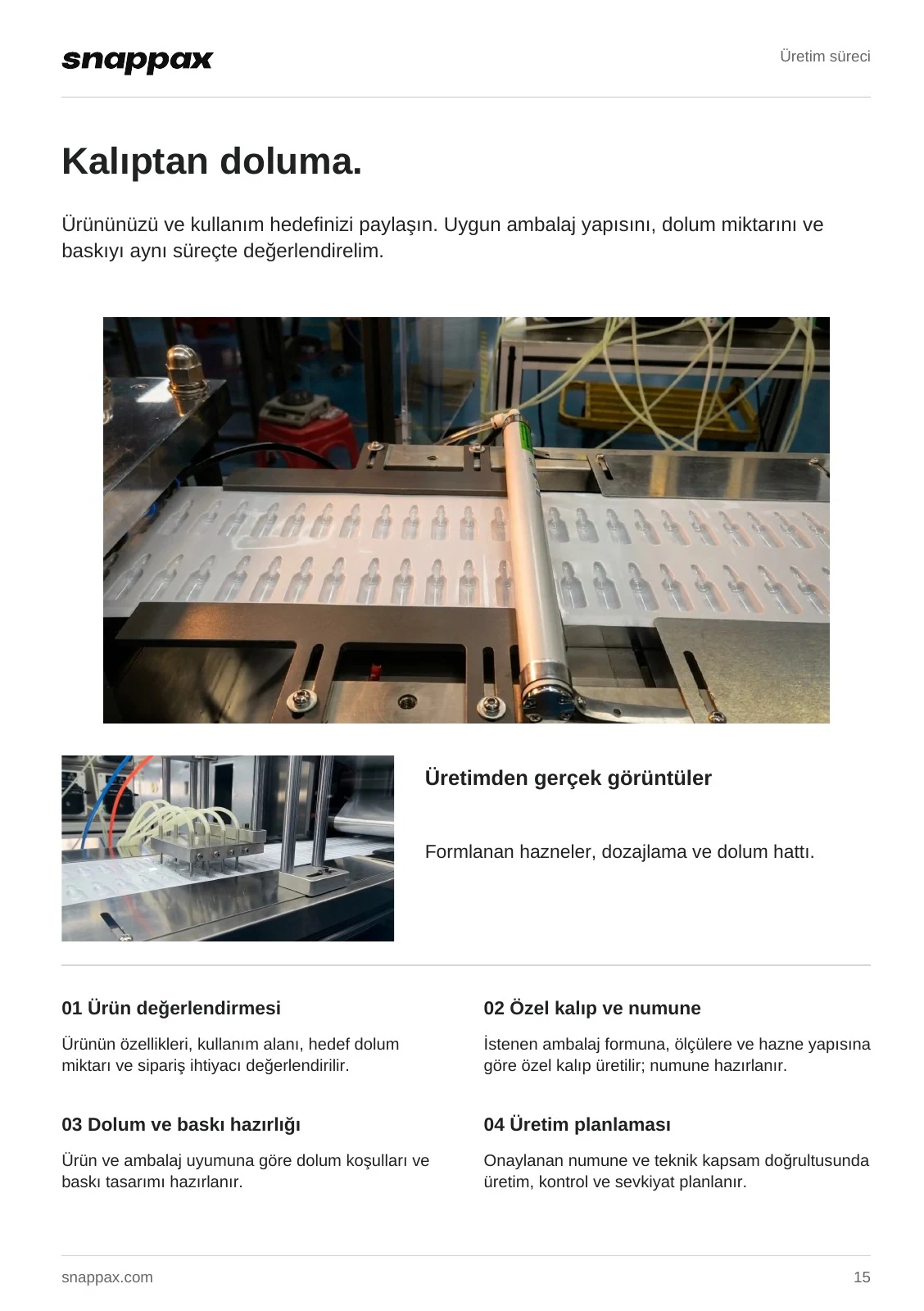 Sayfa 15: Üretim süreci
